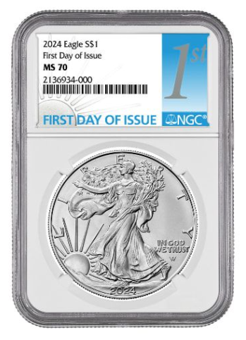 Graded Silver American Eagle Coins