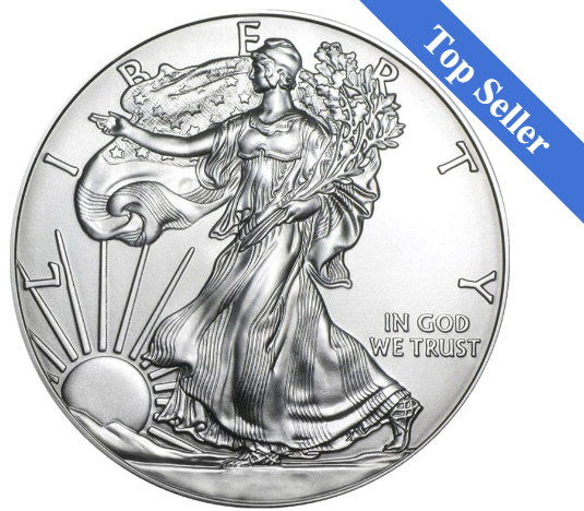 1 oz American Silver Eagle Coin - Random Year