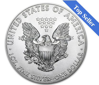 1 oz American Silver Eagle Coin - Random Year