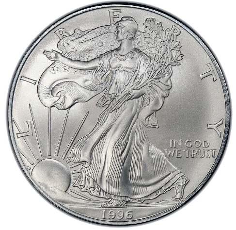 1996 American Silver Eagle Coin