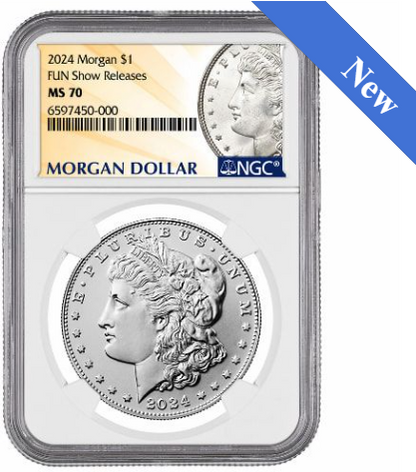 2024 NGC MS-70 FUN Show Releases Morgan Dollar Silver Coin