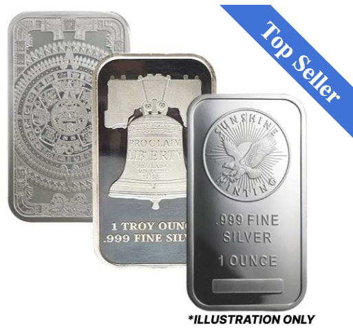 1 oz Silver Bars - Design Our Choice