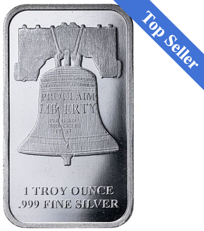 1 oz ONZ Bullion Proclaim Liberty Silver Bar