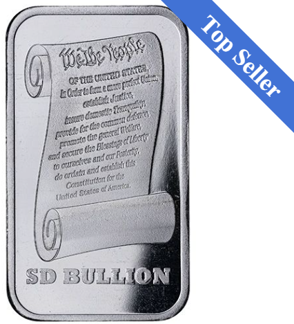 1 oz ONZ Bullion Proclaim Liberty Silver Bar