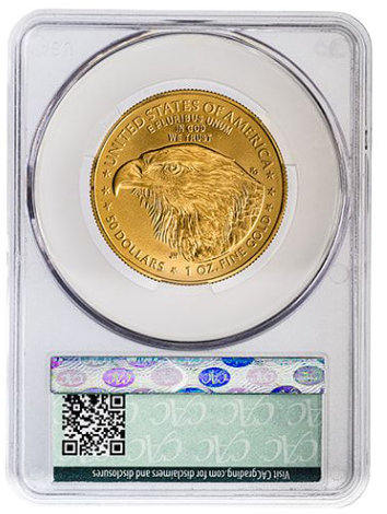 2024 CAC MS-70 First Day of Delivery 1 oz American Gold Eagle Coin