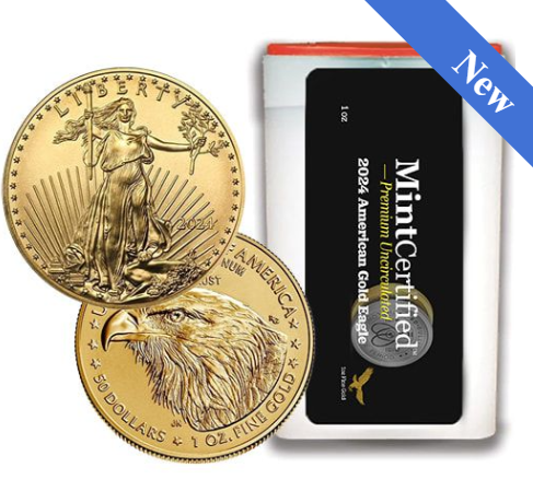 2024 1 oz American Gold Eagle MintCertified™ Premium Uncirculated | Sealed Tube