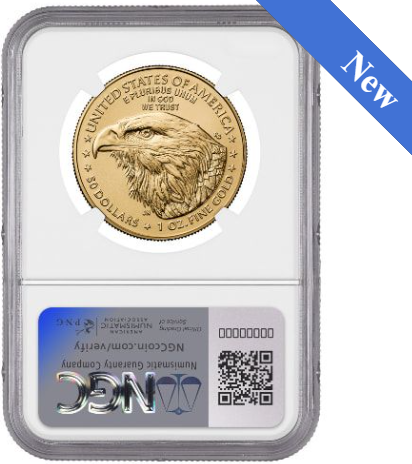 2024 NGC MS-70 First Day of Issue 1 oz American Eagle Gold Coin - Exclusive Reagan Label