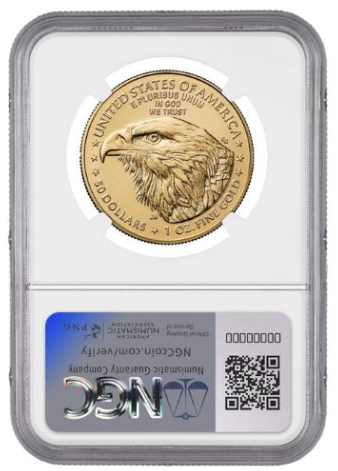 2024-W NGC MS-70 First Day Of Issue 1 oz American Gold Eagle Burnished Coin