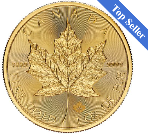 2024 1 oz Canadian Gold Maple Leaf Coin BU