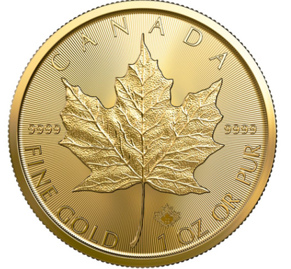 2022 1 oz Gold Maple Leaf Coin BU