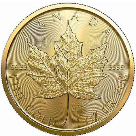 2021 1 oz Gold Maple Leaf Coin BU