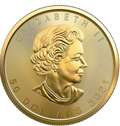 2021 1 oz Gold Maple Leaf Coin BU