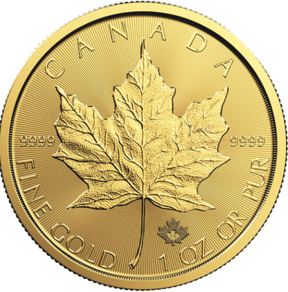 2019 1 oz Canadian Gold Maple Leaf Coin BU