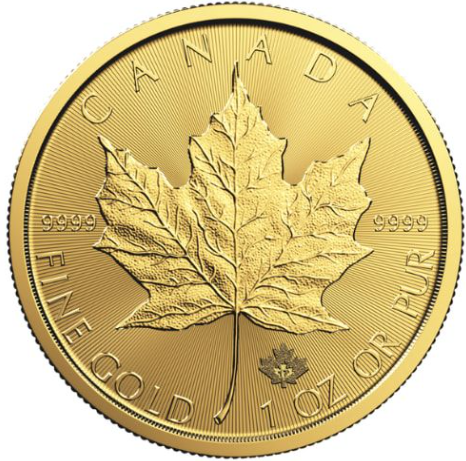 2017 1 oz Canadian Gold Maple Leaf Coin