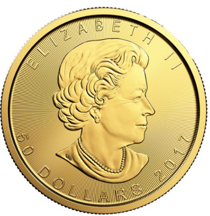 2017 1 oz Canadian Gold Maple Leaf Coin