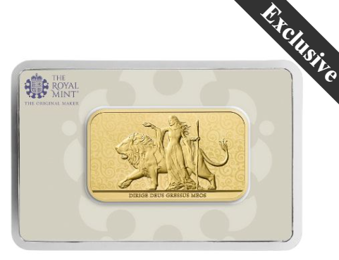 2024 1 oz Una and the Lion Gold Bar