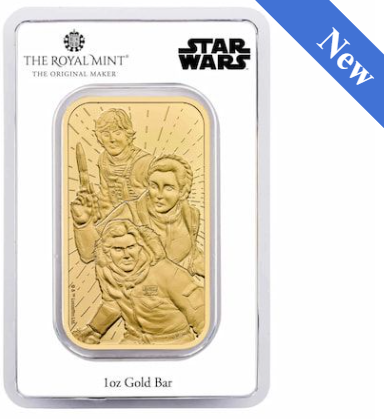 2024 1 oz Light Side Gold Bar - Star Wars™ Collection