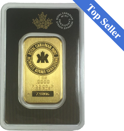 1 oz Royal Canadian Mint Gold Bar - In Assay